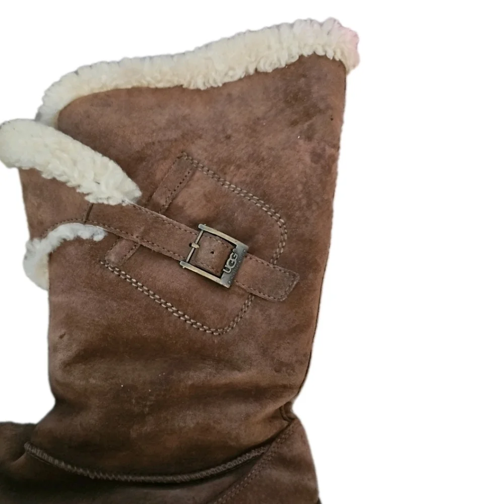 UGG Australia Womens Messenger Pocket Boots 5 Chocolate Cake (Espresso) Brown 9